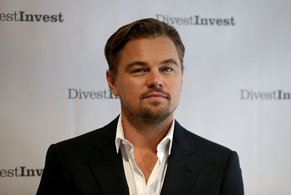 NEW YORK, NY - SEPTEMBER 22:  Actor Leonardo DiCaprio poses for a photo following a Divest-Invest new conference on September 22, 2015 in New York City. Leonardo DiCaprio joined leaders from the financial, faith and environmental spaces to announce major new divestment commitments and release a comprehensive data of assets divested to date. The group also announced commitments to also invest in clean energy alternatives.  (Photo by Justin Sullivan/Getty Images)