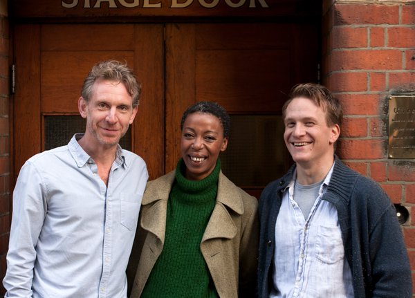 Paul Thornley (Ron), Noma Dumezweni (Hermione) y Jamie Parker (Harry) Foto: Twitter