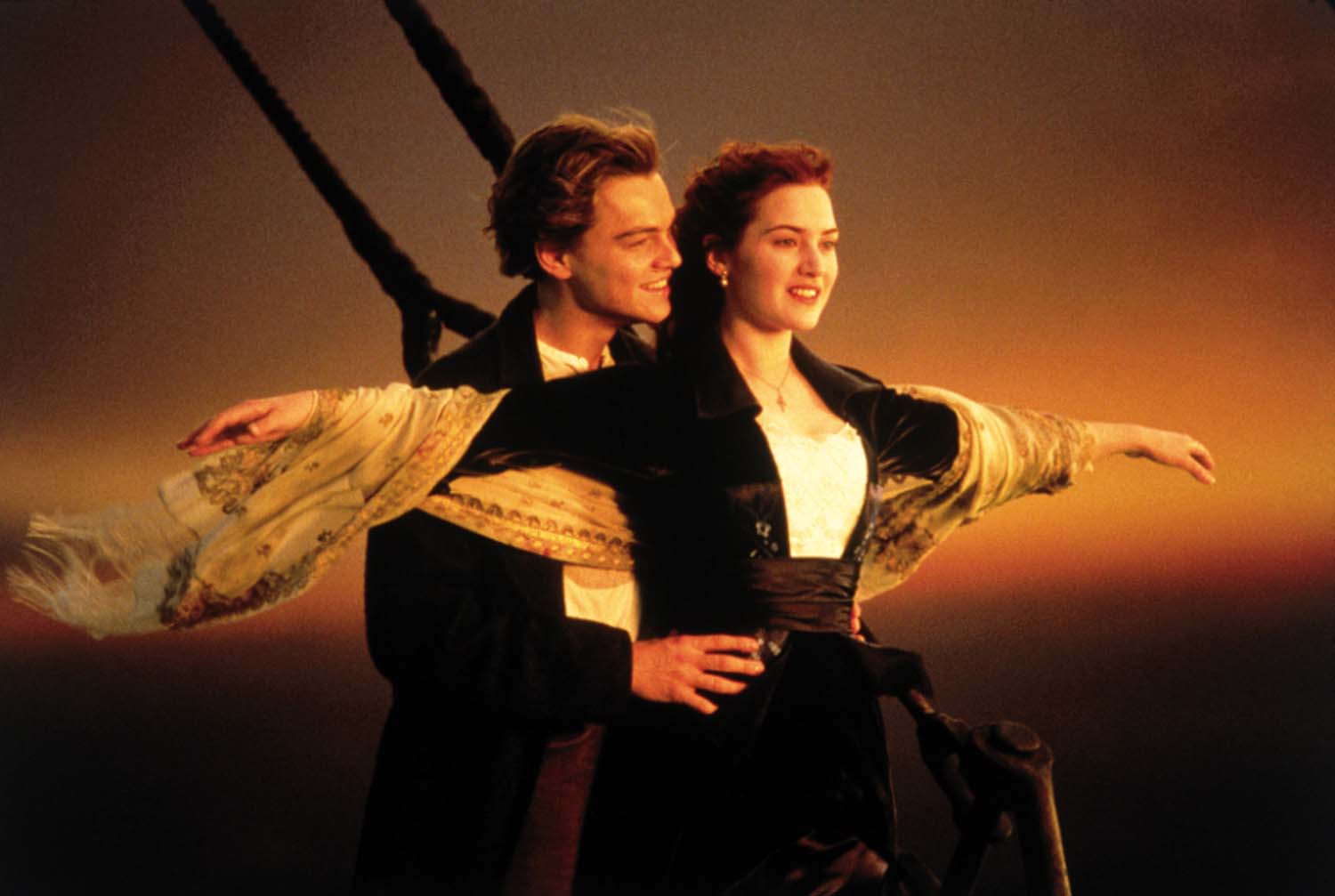 FILE - In this image released by Paramount Home Entertainment, Kate Winslet and Leonardo DiCaprio are shown in a scene from, "Titanic." Paramount Pictures and 20th Century Fox announced Thursday, May 19, 2011, that James Camerons Oscar-winning film will be rereleased in 3-D on April 6 next year. The rerelease will coincide with the 100th anniversary of the Titanic setting sail on April 10. (AP Photo/Paramount Pictures)