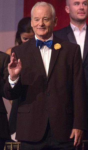 WASHINGTON, DC - OCTOBER 23: Bill Murray receives the 19th Annual Mark Twain Prize at the Kennedy Center on October 23, 2016 in Washington, DC. (Photo by Leigh Vogel/Getty Images)