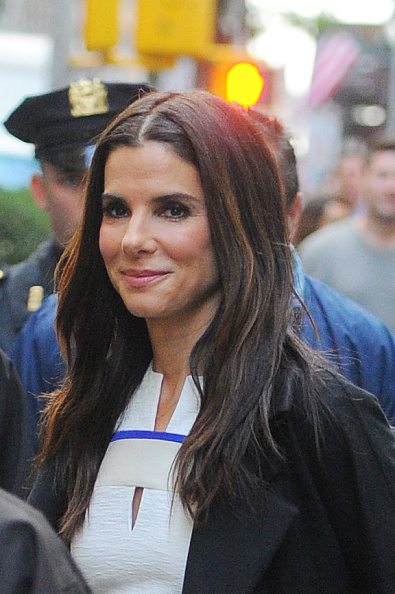 NEW YORK - OCTOBER 29: Sandra Bullock does The Today Show on October 29, 2015 in New York, New York. (Photo by Josiah Kamau/BuzzFoto via Getty Images)