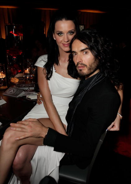 BEVERLY HILLS, CA - JANUARY 16: Singer Katy Perry and actor/comedian Russell Brand attend The Art of Elysium's 3rd Annual Black Tie Charity Gala "Heaven" on January 16, 2010 in Los Angeles, California. (Photo by Jeff Vespa/WireImage)