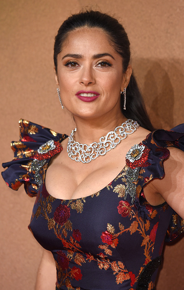 LONDON, ENGLAND - DECEMBER 05: Salma Hayek attends The Fashion Awards 2016 on December 5, 2016 in London, United Kingdom. (Photo by Anthony Harvey/Getty Images)