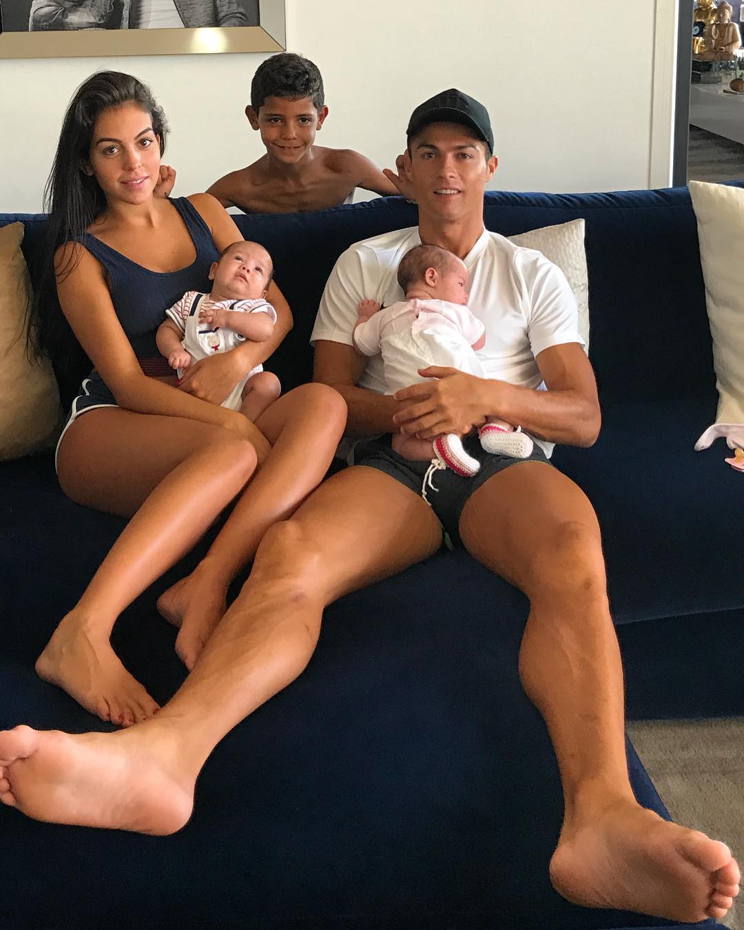 #FotoDelDía : Ésta es la tierna imagen familiar de Cristiano Ronaldo