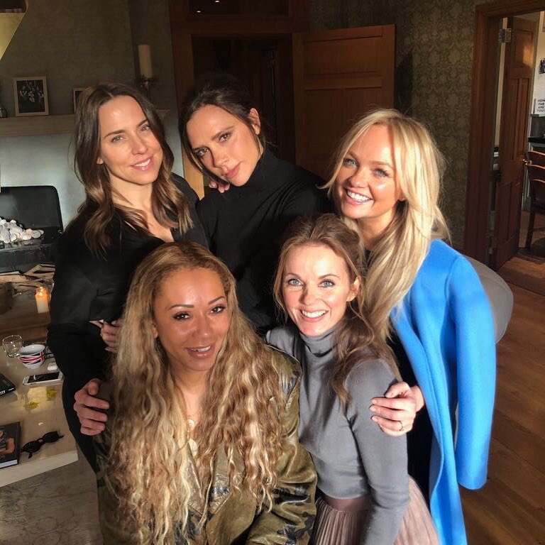 #FotoDelDía: ¡Victoria Beckham se reunió con el resto de las Spice Girls!