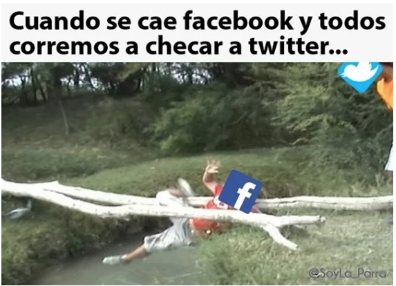 Facebook Caída memes 