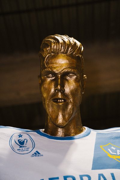 David Beckham estatua