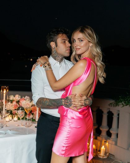 Chiara Ferragni y Fedez en cena romántica