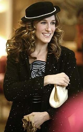 Sombreros con perlas de Carrie Bradshaw