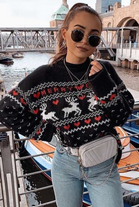 5 maneras de combinar tu ugly sweater con mucho estilo