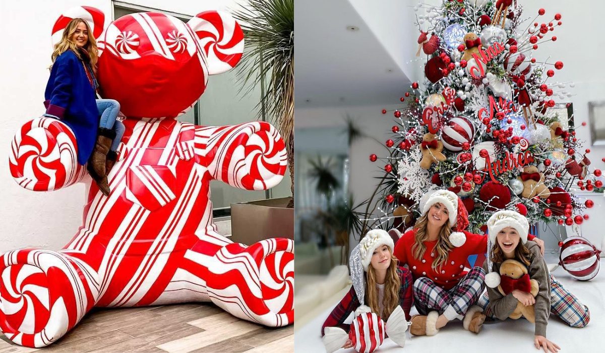 ¿Quién decora el árbol de Navidad de las celebs? ¡Andrea Legarreta lo revela!