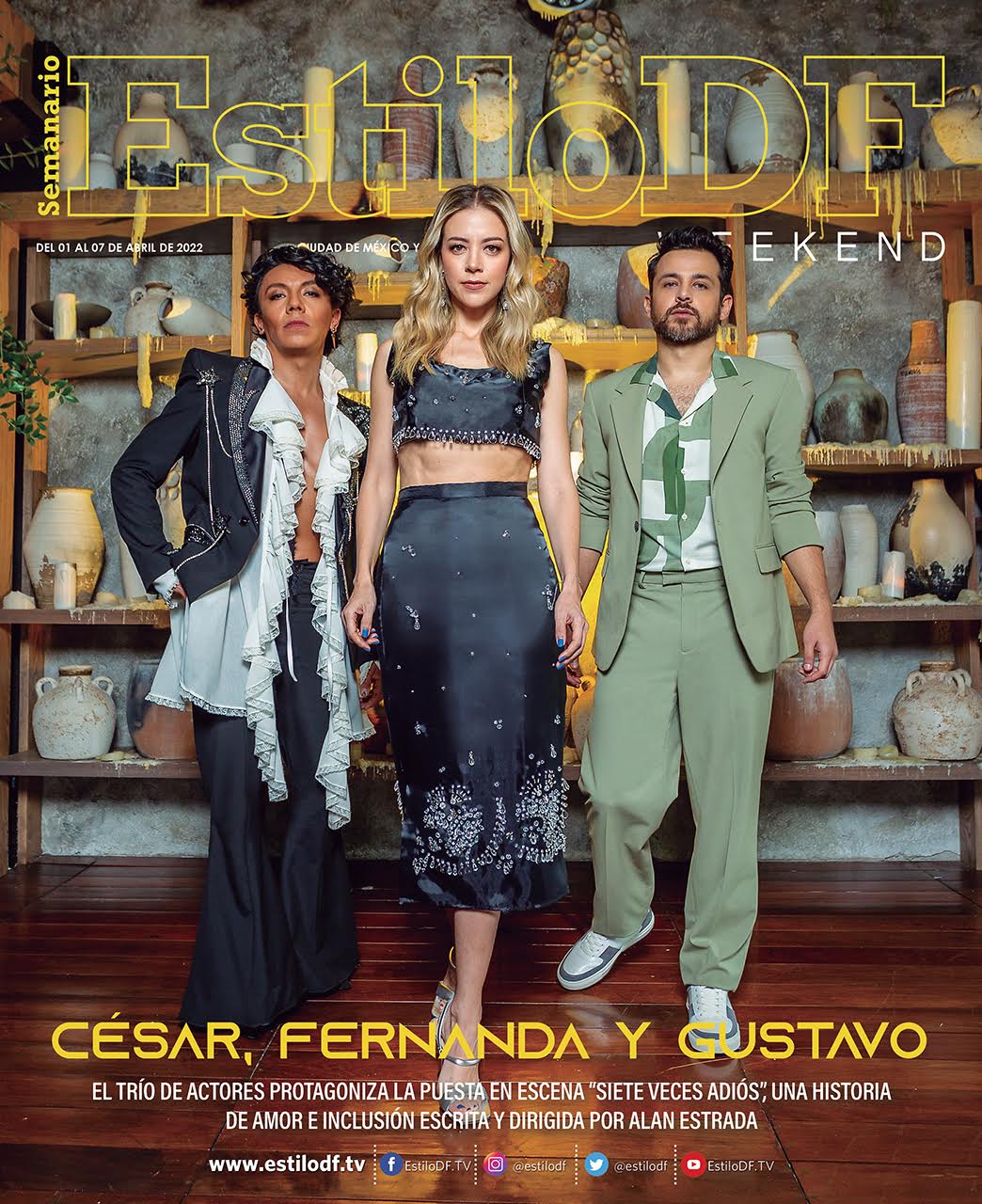 EstiloDF César, Fernanda y Gustavo