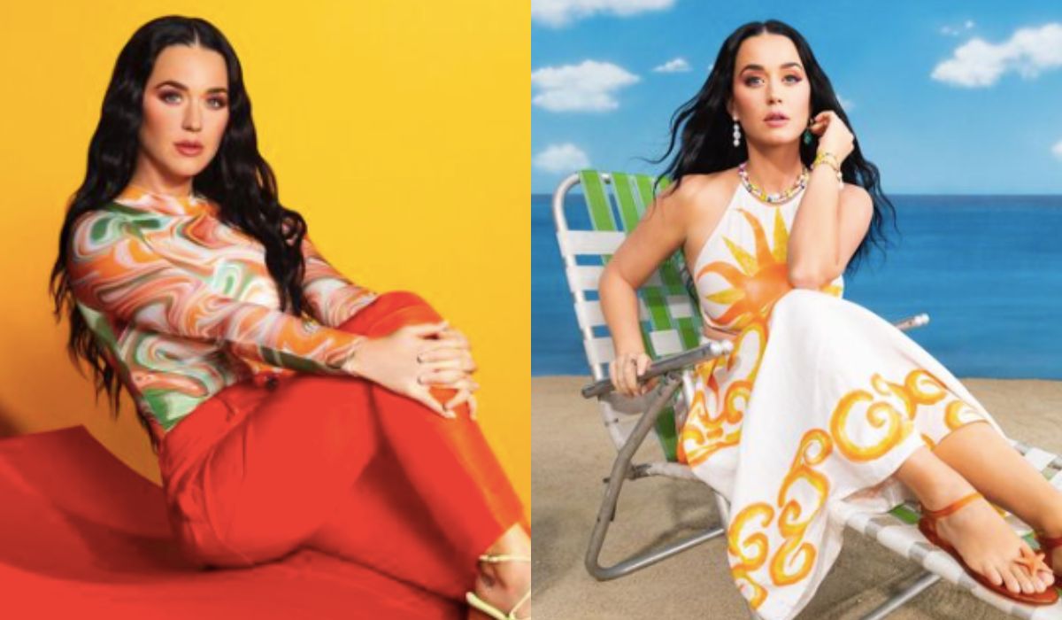 Katy Perry avienta rebanadas de pizza a sus fans