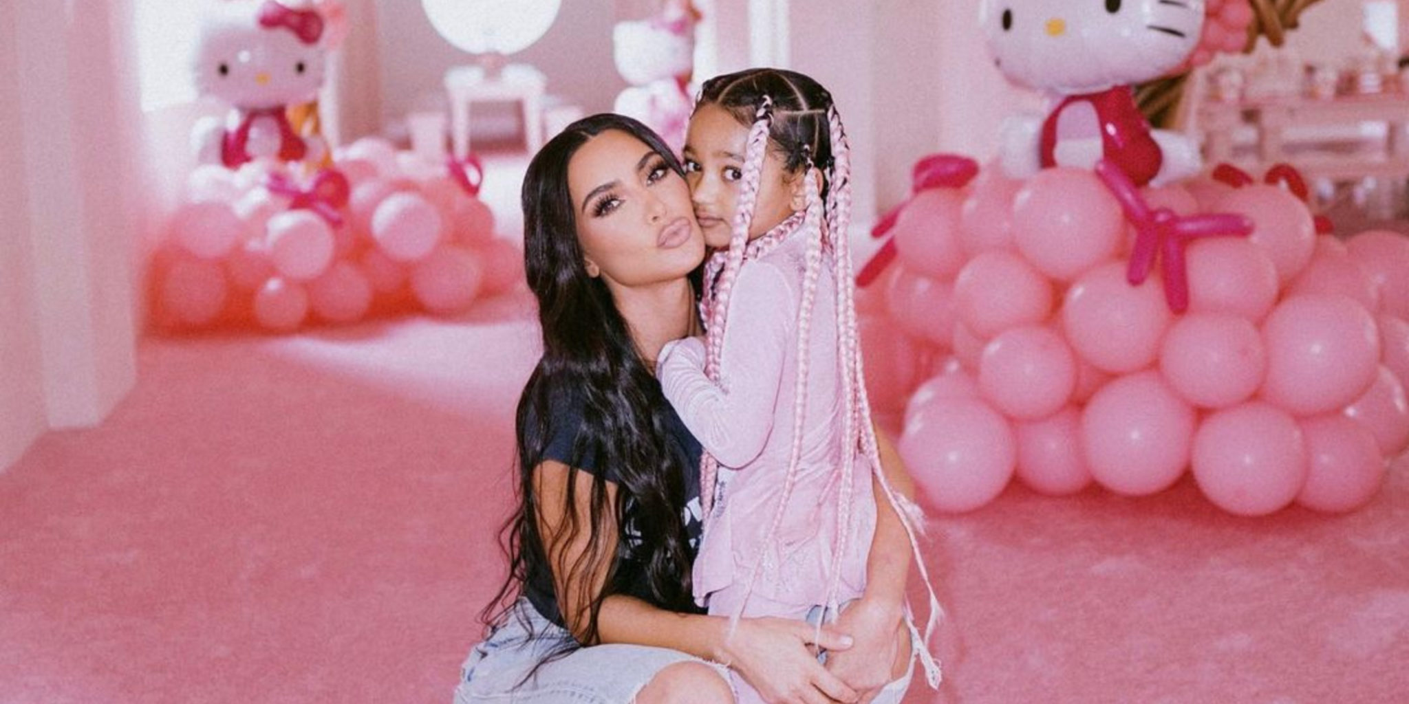 Kim Kardashian organiza espectacular fiesta para su hija Chicago West