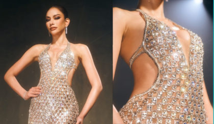 Miss Tailandia y el hermoso mensaje que transmite con su vestido de anillos de latas