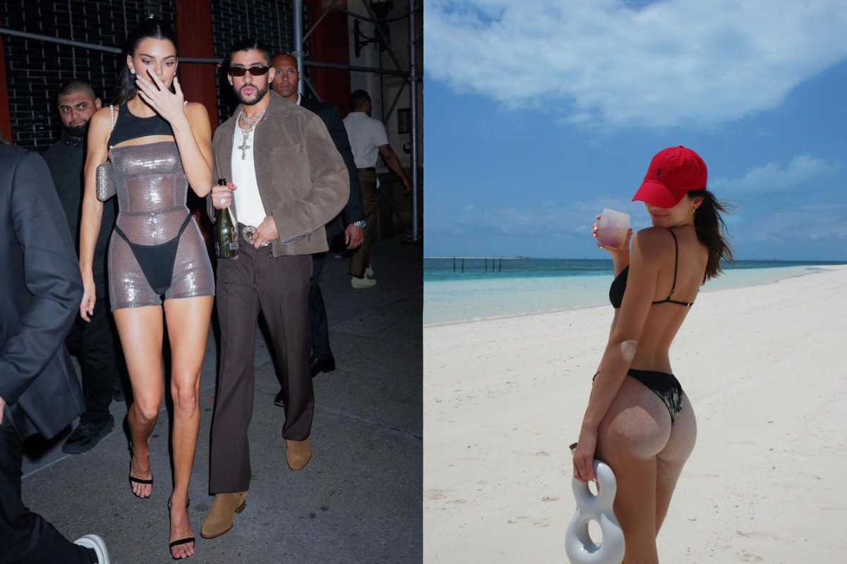 Kendall Jenner y Bad Bunny disfrutan de unas románticas vacaciones en la playa