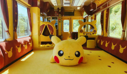 ¡Todos a bordo en el tren de Pikachu!
