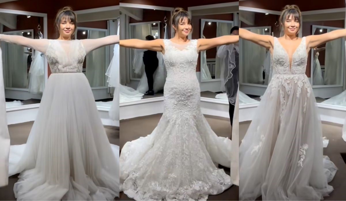 Daniela Luján encontró el vestido de novia perfecto para su boda