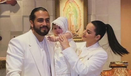 Maite Perroni celebra el bautizo de su hija Lía